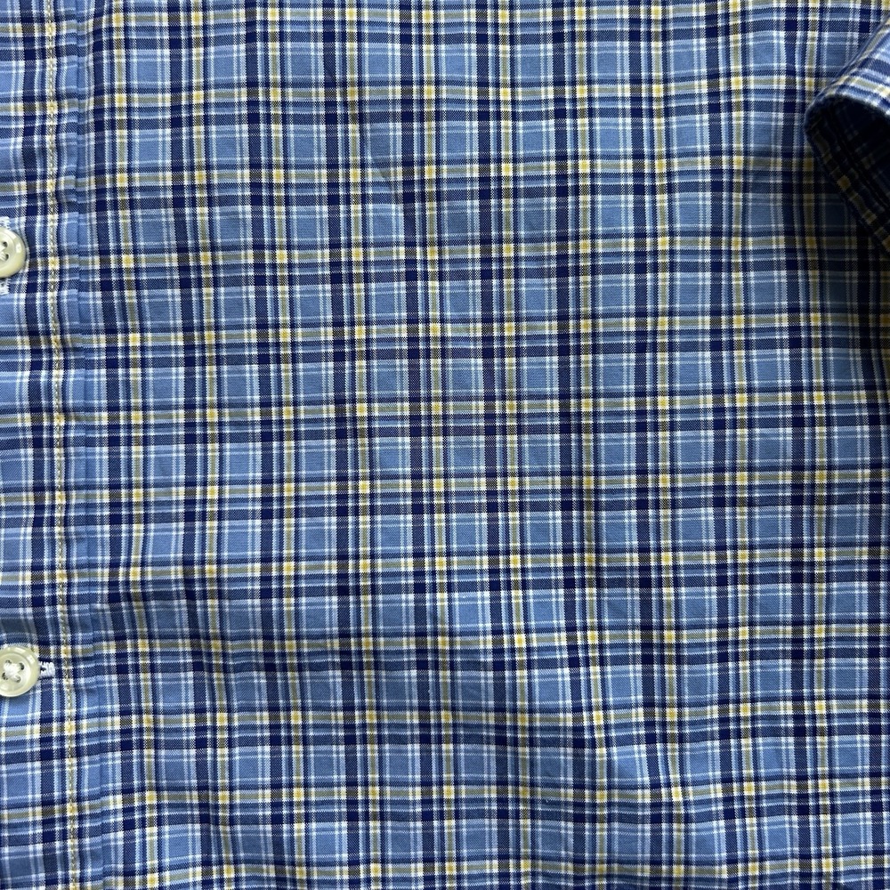 Polo Ralph Lauren Classic Fit Dress Shirt 15.5 32/33 Graph Check Blues & Navy - Picture 5 of 12